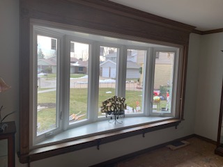 Bow Window installation Elgin Illinois